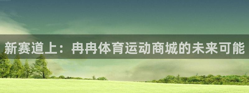 MK体育官网下载开户:新赛道上:冉冉体育运动商城的未来可能