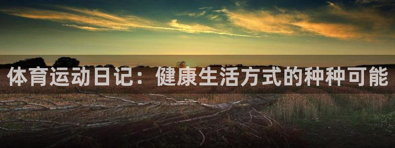 MK体育官方正版app五金厂:体育运动日记:健康生活方式的种